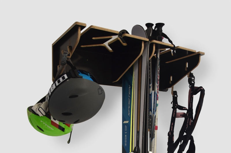 Portasci per 6 paia di sci e bastoncini
