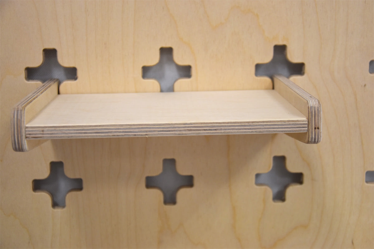 Mensola sospesa per parete attrezzi