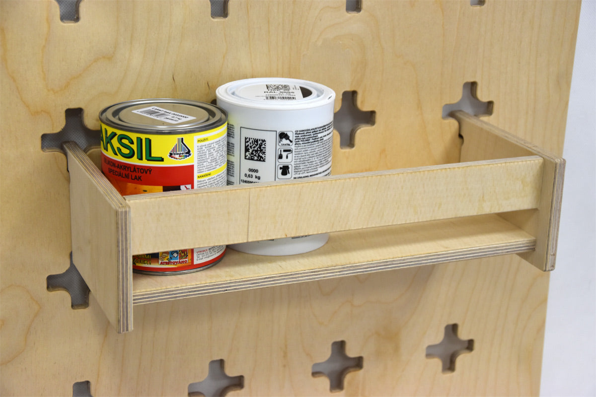 Mensola sospesa con fermo