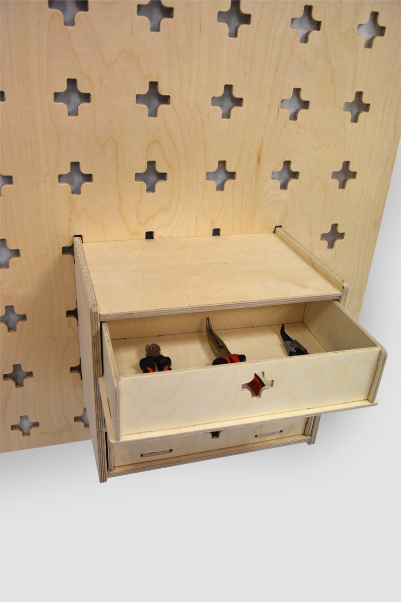 Organizer sospeso con 3 cassetti