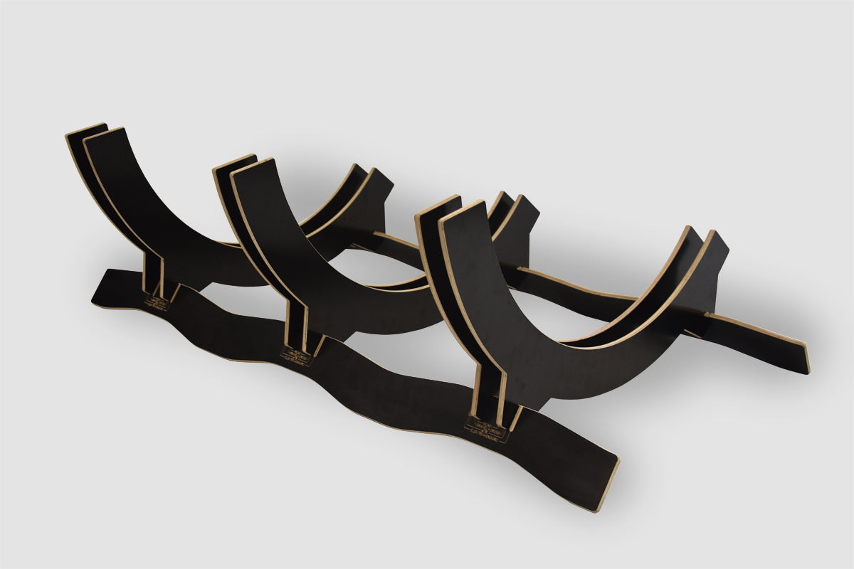 Supporto regolabile per 3 biciclette