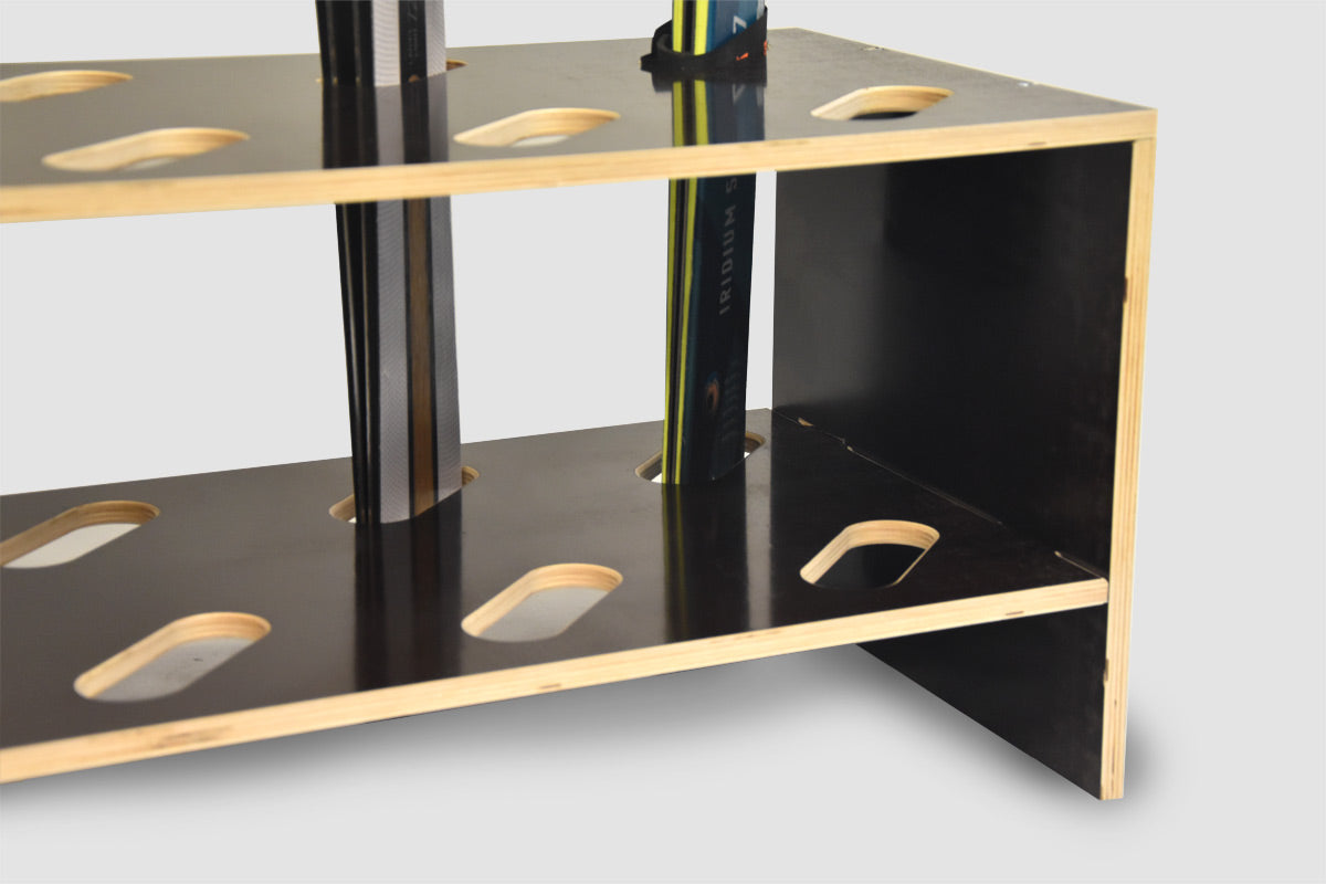 Portasci in legno - 8 paia