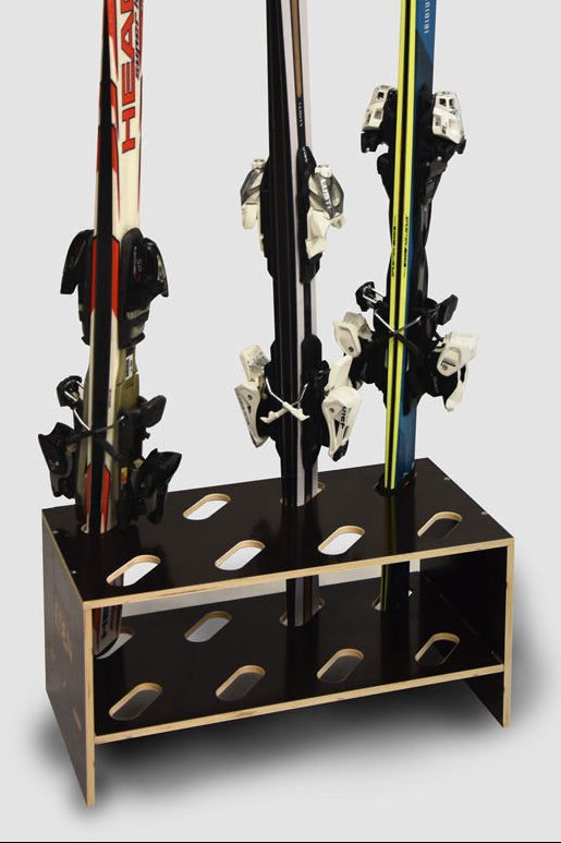 Portasci in legno - 8 paia