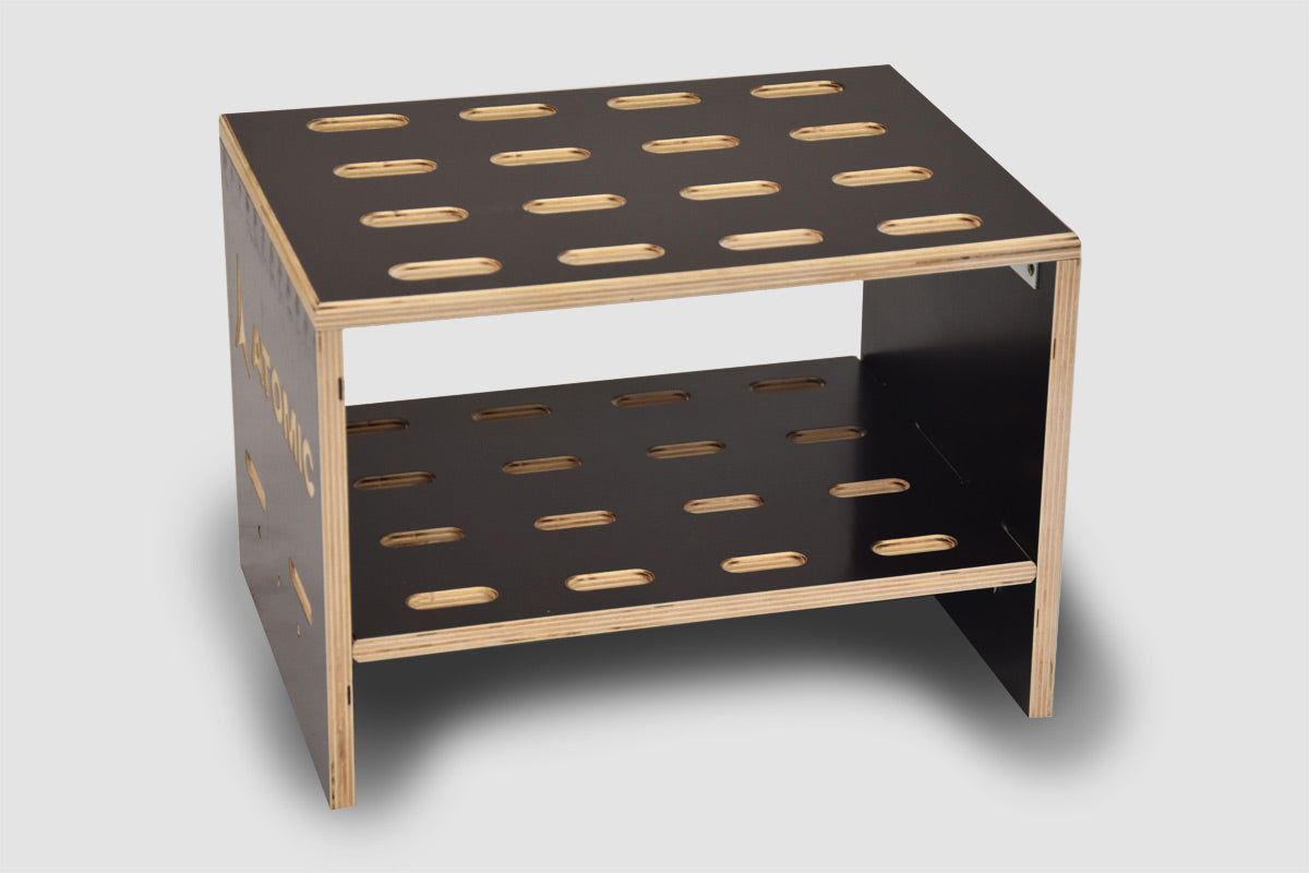 Portasci in legno per 8 paia di sci da fondo