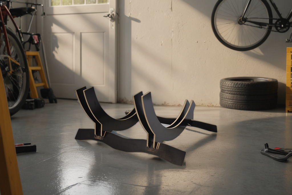 Supporto regolabile per 2 biciclette