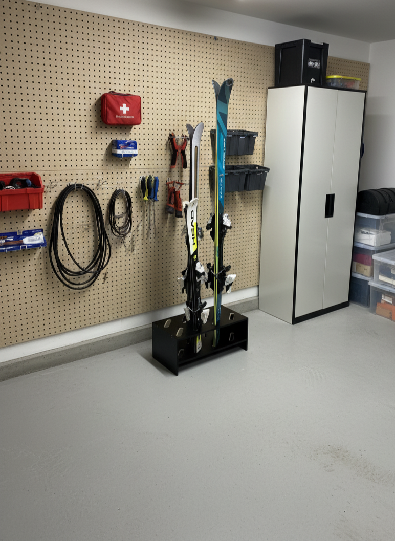 Portasci in legno - 8 paia