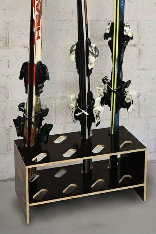 Portasci in legno - 8 paia