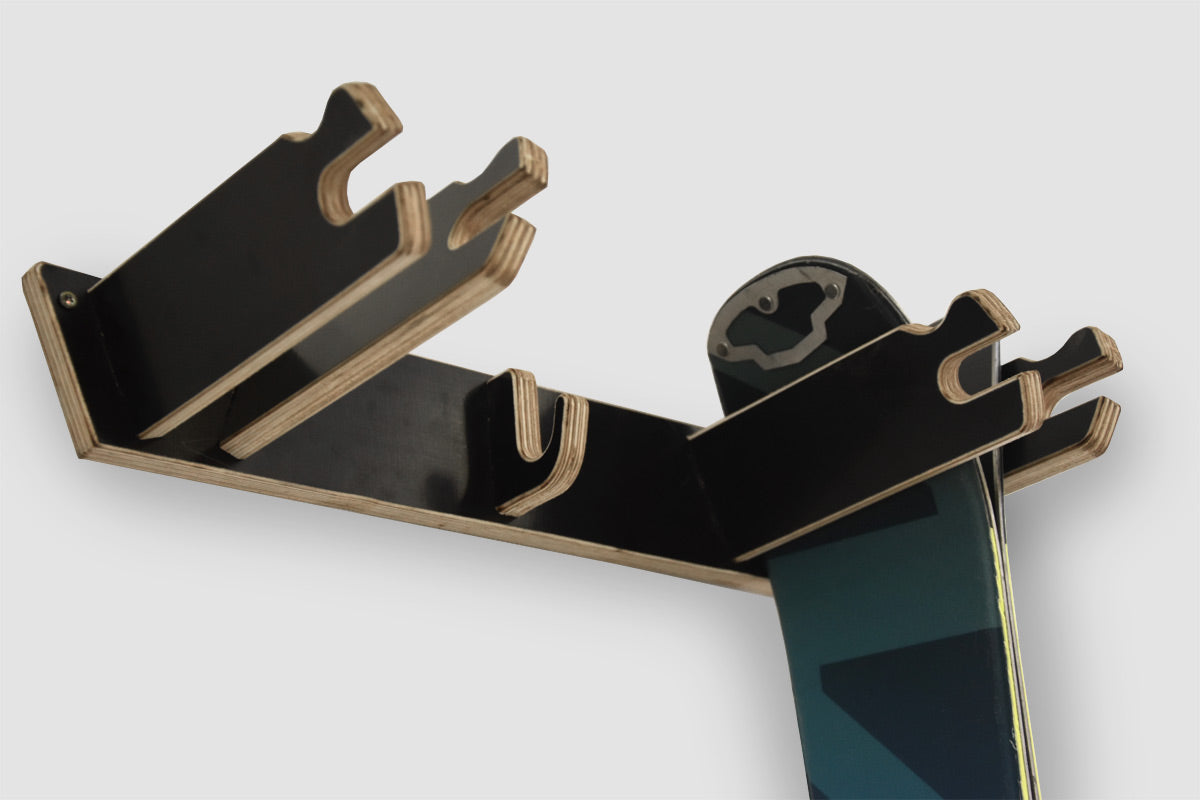 Rastrelliera per 2 paia di sci