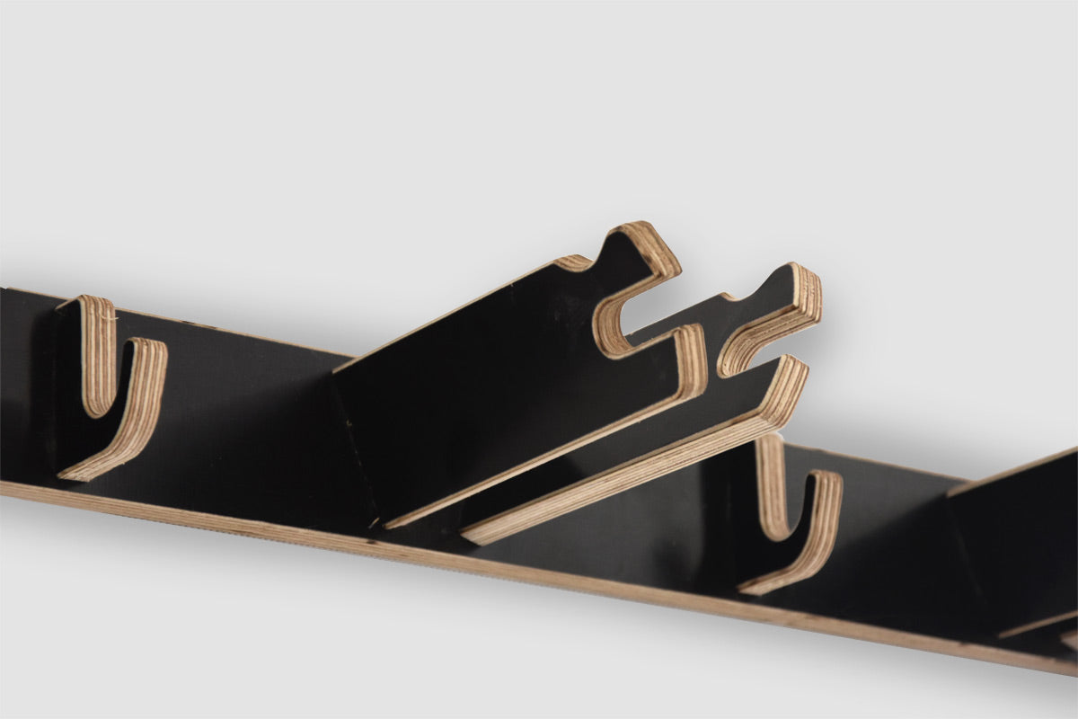 Rastrelliera per 3 paia di sci