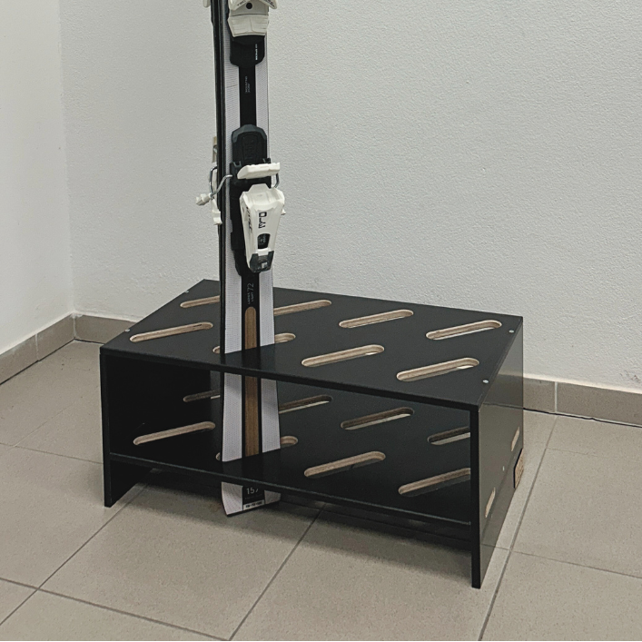 Portasci in legno - 8 paia